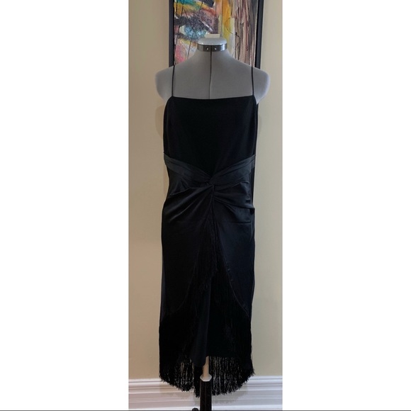 5 à 7 NYC Yolette Dress Black size 12 (8) - Picture 2 of 4